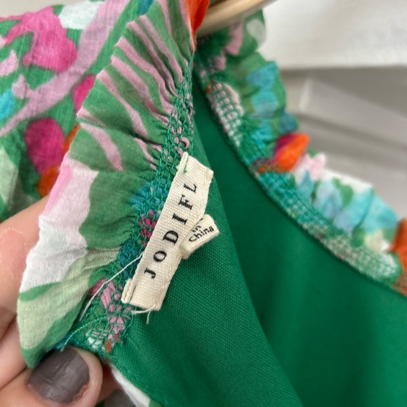 Green Pattern Dress - Picture 8 of 8